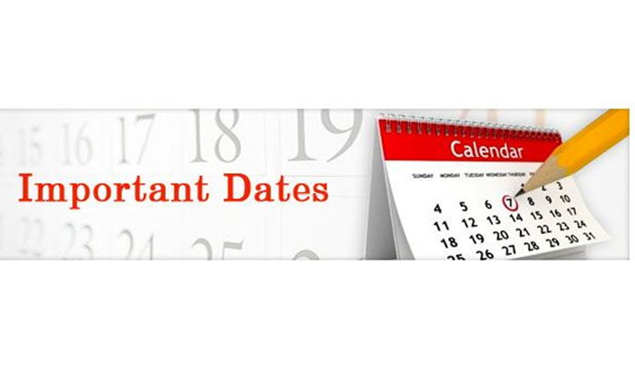 Update your Calendar Today